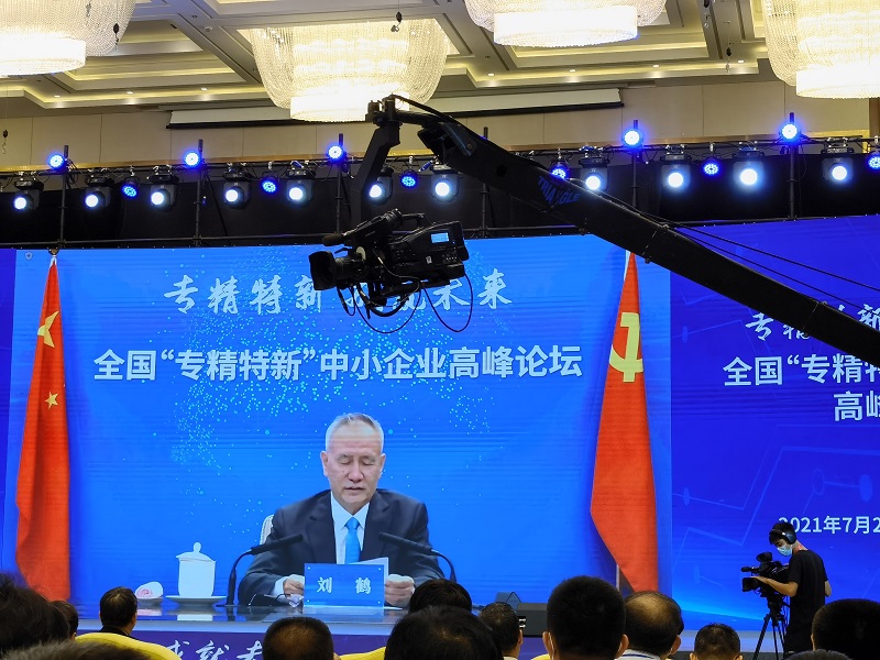 由工信部舉辦的全國“專精特新”中小企業(yè)高峰論壇在長沙舉行 澳藍黃華鈴董事長作為嘉賓出席會議并參加訪談活動