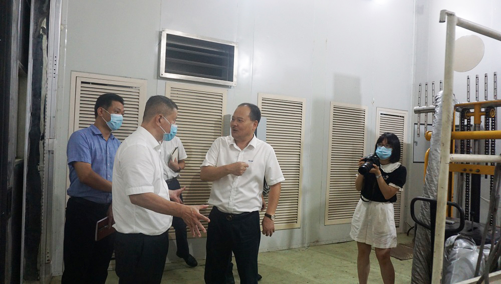 倉山區(qū)委鄭子記書記一行蒞臨澳藍調(diào)研指導